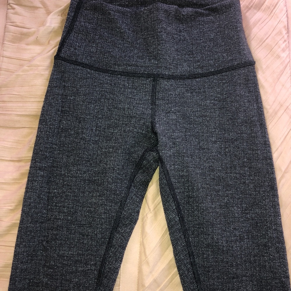 NWOT Lululemon Heathered Herringbone Leggings